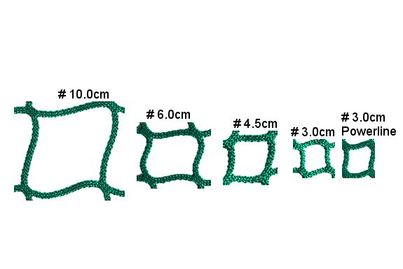 Konege - Heunetztaschen mit Gurtschnellverschluss 1,5m, Füllmenge ca. 14 Kg, Masche 8 cm