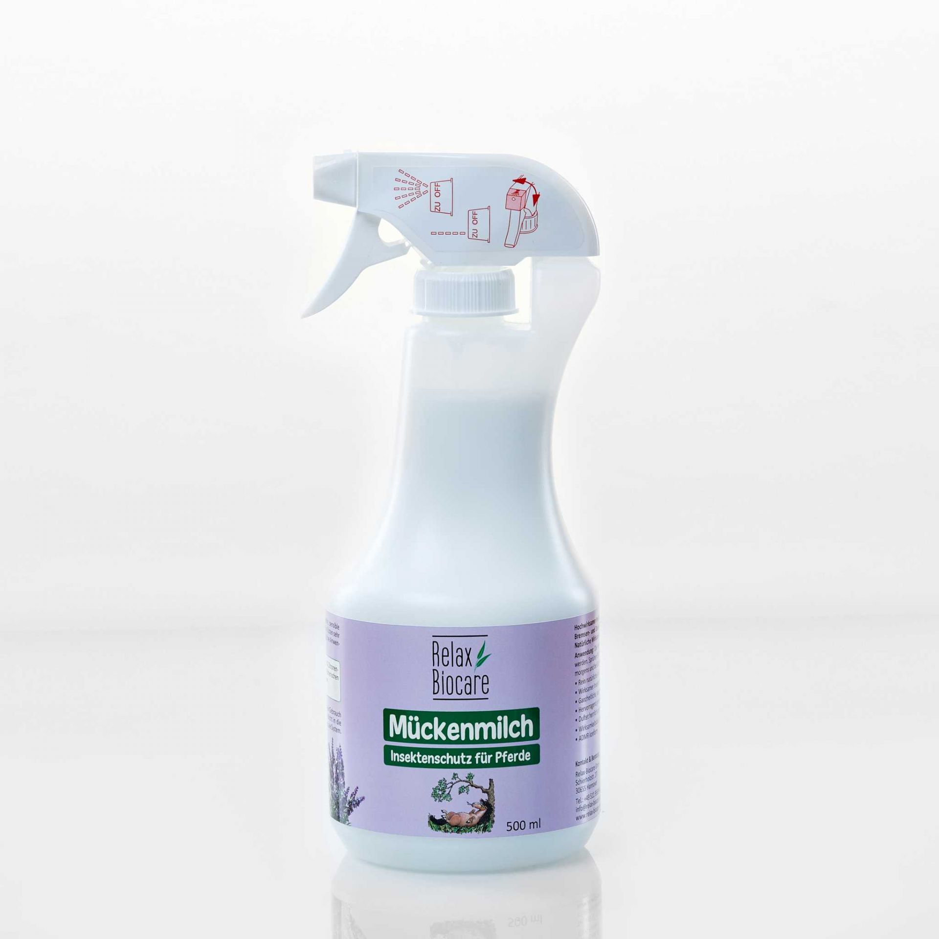 Relax Biocare - Mückenmilch für Pferde 1 l
