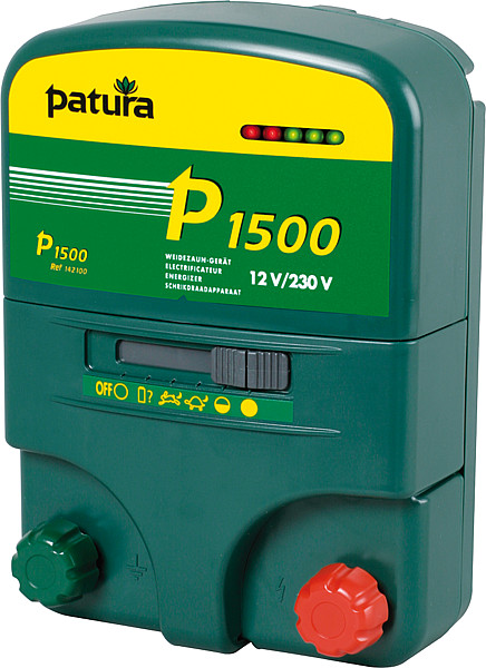 Patura - Weidezaun-Multifunktionsgerät P1500 Multifunktions-Gerät 230V/12V mit geschlossener Tragebox Compact