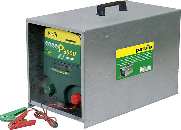 Patura - Weidezaun-Multifunktionsgerät P3500 Multifunktions-Gerät 230V/12V mit geschlossener Tragebox Compact
