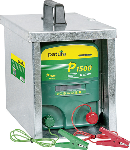 Patura - Weidezaun-Multifunktionsgerät P1500 Multifunktions-Gerät 230V/12V mit geschlossener Tragebox Compact